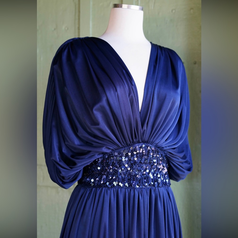 70s Disco Studio 54 Formal Party Dress